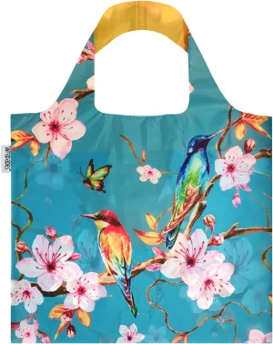 Wrapables Large Reusable Shopping Tote Bag with Outer Pouch