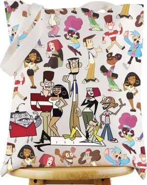 WZMPA Lincoln & Joan Reusable Tote Bag Gandhi & JFK Fans Gift Cleopatra & Joan Shopping Grocery Bag Lincoln & Joan Fans Gift