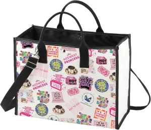WZMPA Midwest Princess Tote Bag Western Cowgirl Gifts Pink Pony Club Reusable Grocery Bag Midwest Princess Merchandise