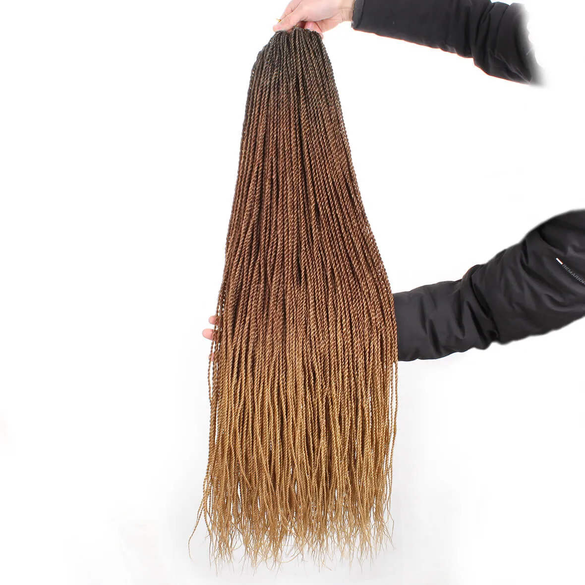 Xtrend 40Roots/Pack 34'' Senegalese Twist Crochet Hair Twist Pre-Stretched Loop Synthetic Braiding Hair