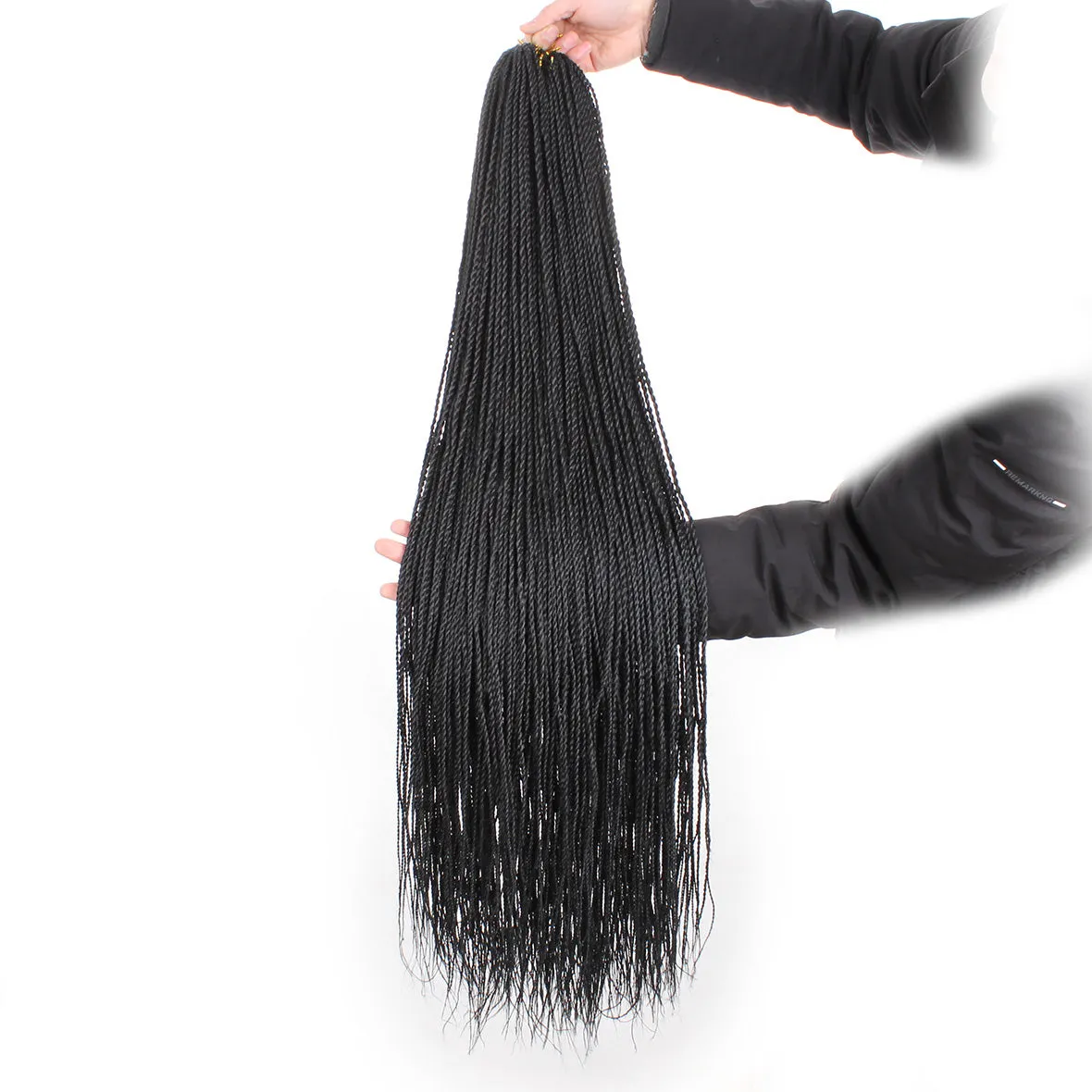 Xtrend 40Roots/Pack 34'' Senegalese Twist Crochet Hair Twist Pre-Stretched Loop Synthetic Braiding Hair