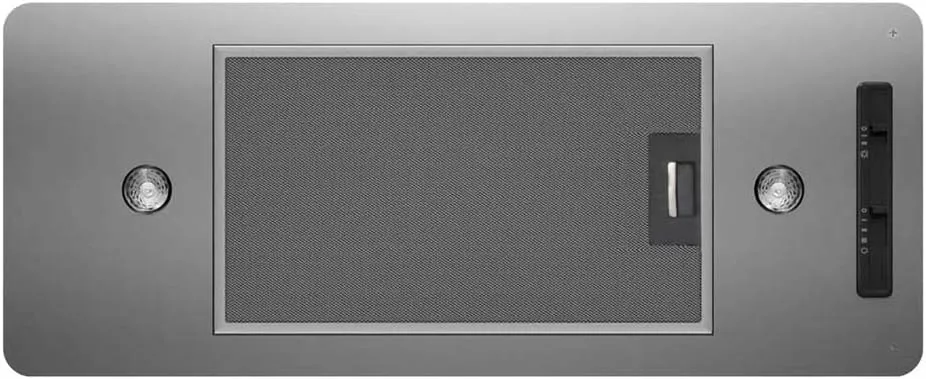 Zephyr 28 inch Essentials Power Twister Ducted/Ductless Built In/Insert Range Hood - 400 CFM Powerful Built In Kitchen Cabinet Vent Hood for Stove - Electric Stainless Steel, LED Lights AK8000BS