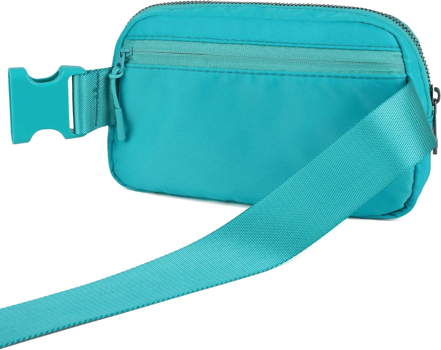 ZPN Mini Fanny Pack Belt Bag for Women and Men, Fashionable Waterproof Waist Pack with Adjustable Strap for Traveling, Hiking, Jogging, Cycling (Peppermint Green)