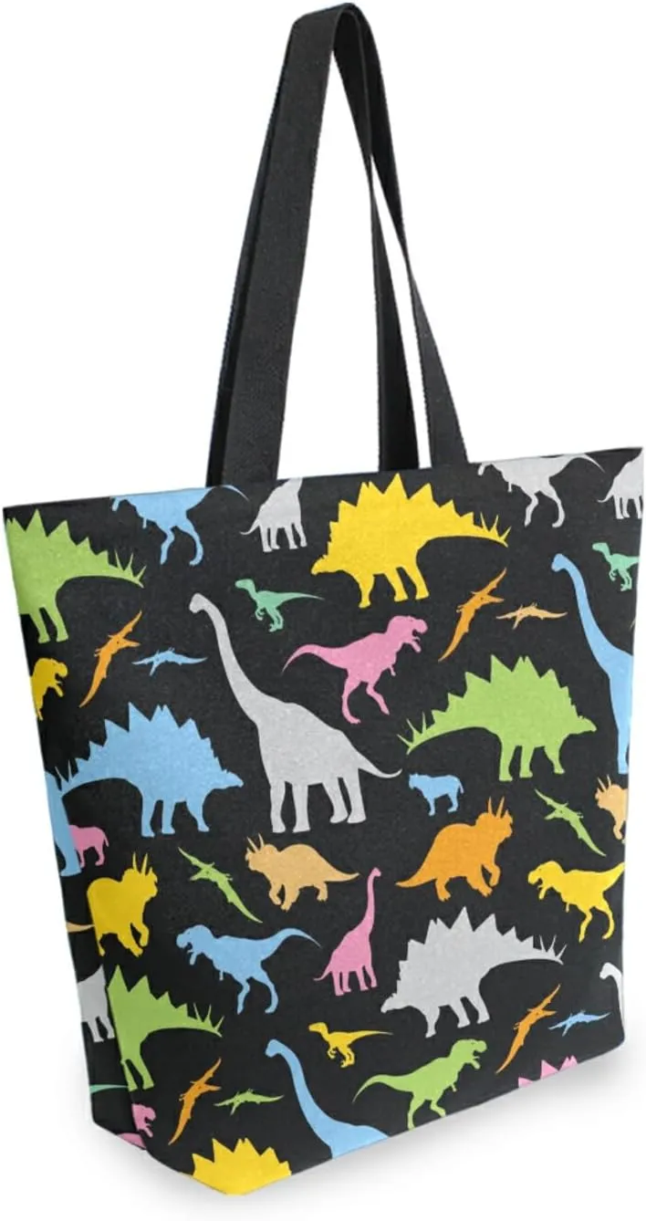 ZZKKO Japanese Cherry Canvas Tote Grocery Bag Shoulder Casual Book Bag
