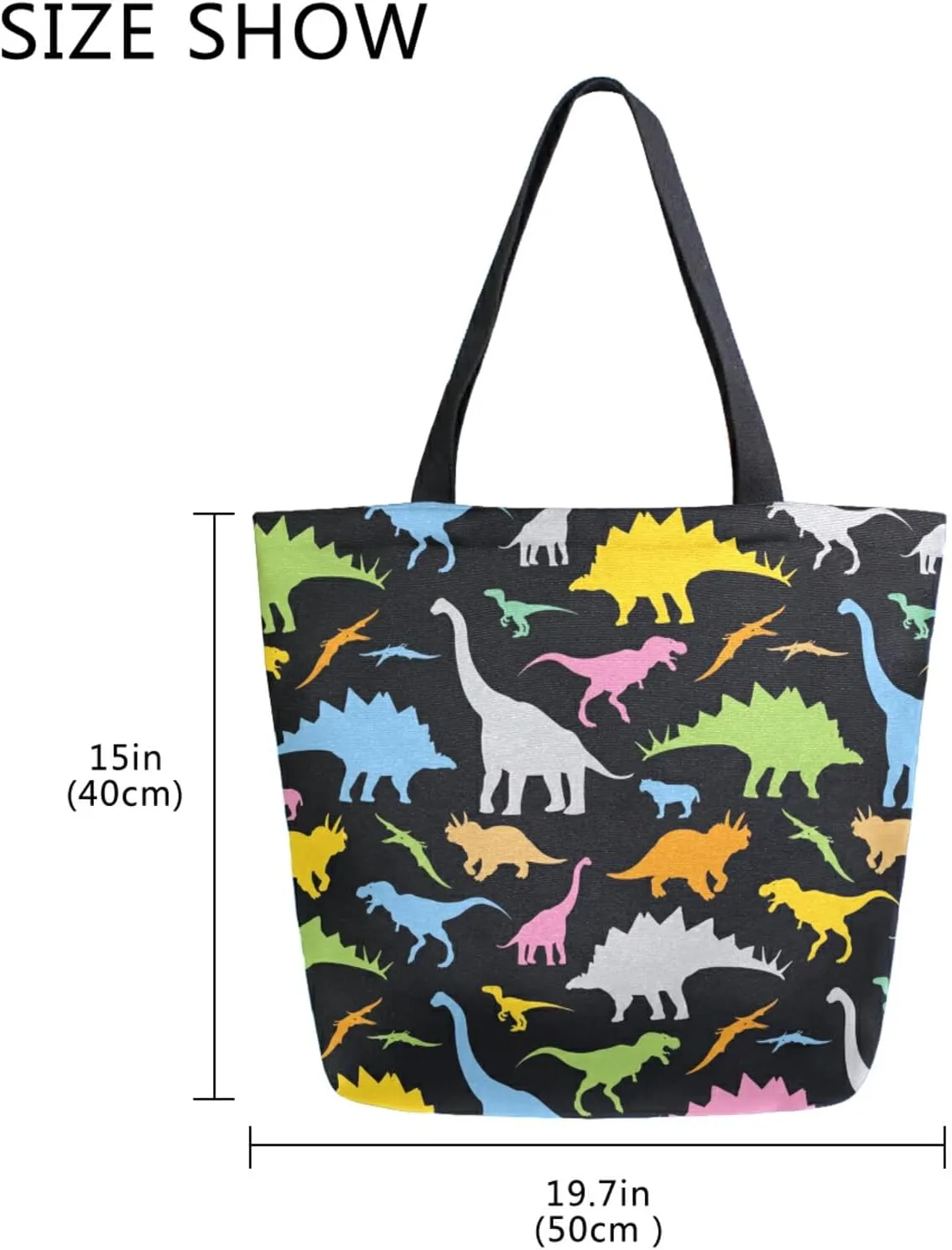 ZZKKO Japanese Cherry Canvas Tote Grocery Bag Shoulder Casual Book Bag